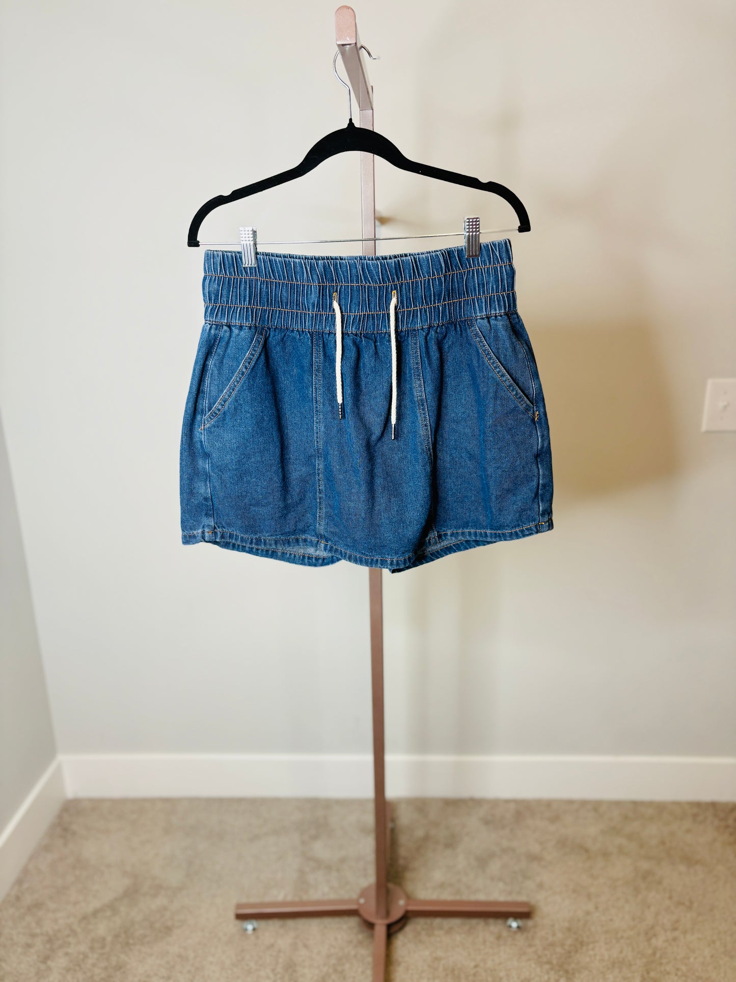 Dark Wash Jean Skort