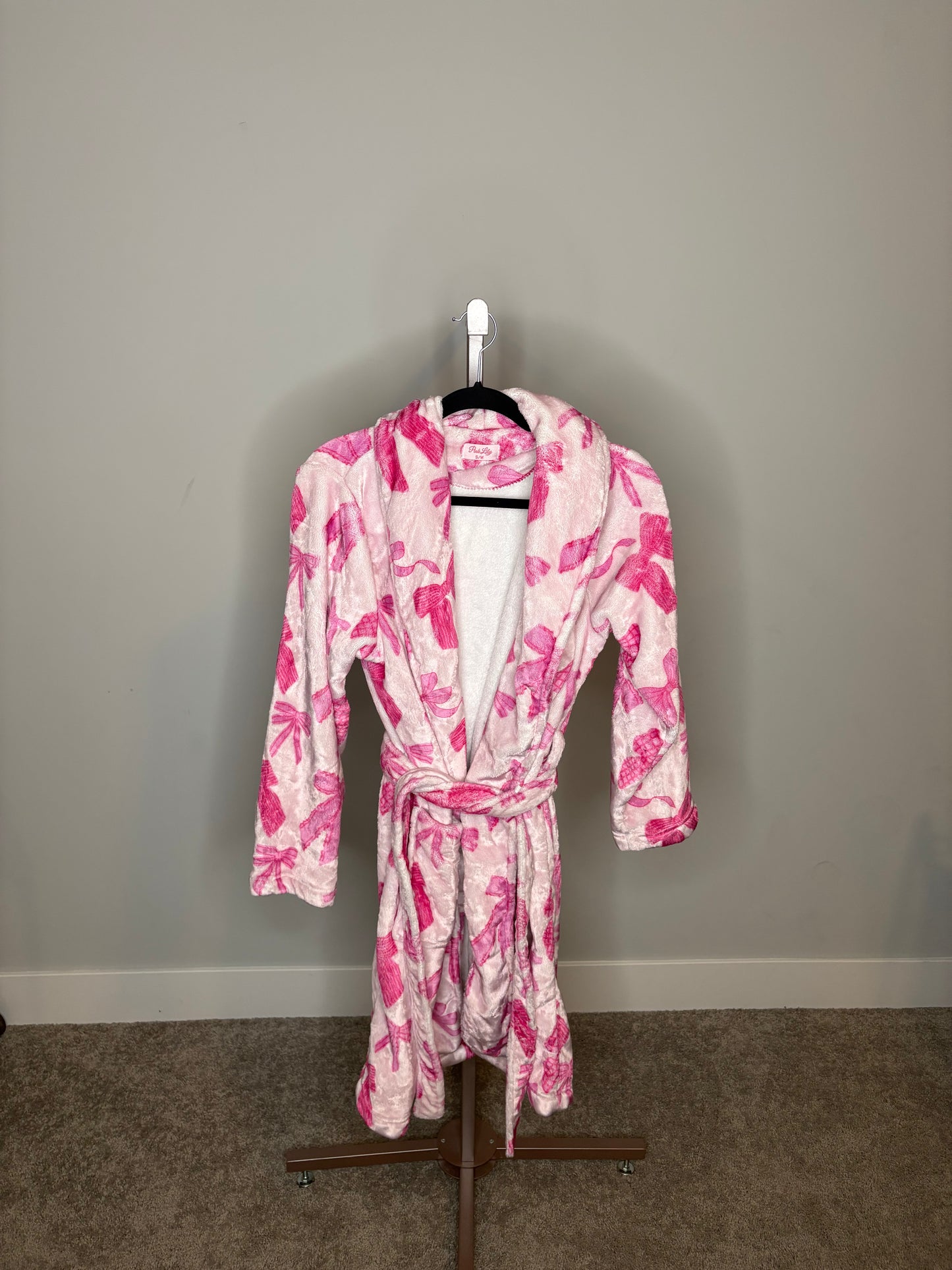 pink breast cancer awareness ribbon robe