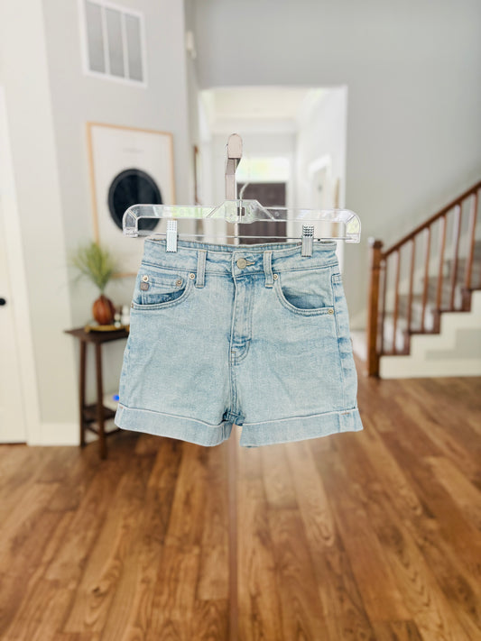 Light Wash Jean Shorts
