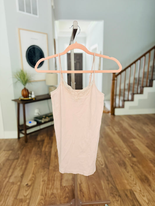 Light Pink Lace Layering Tank