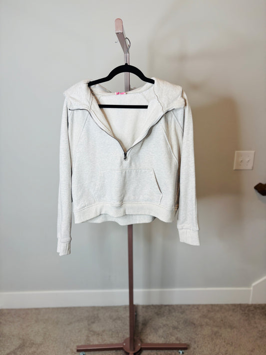 Grey Quarter Zip