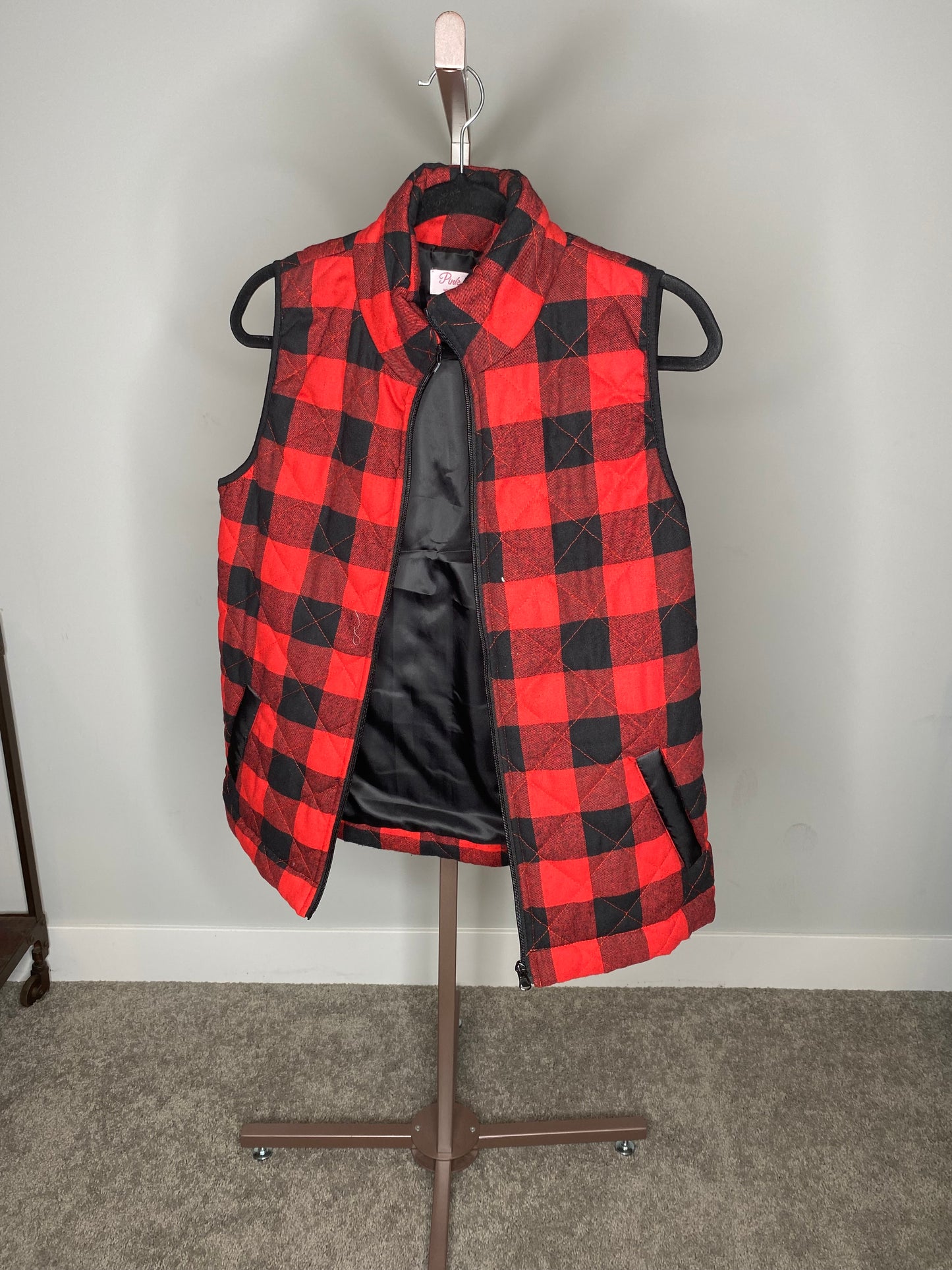 Plaid Winter Vest