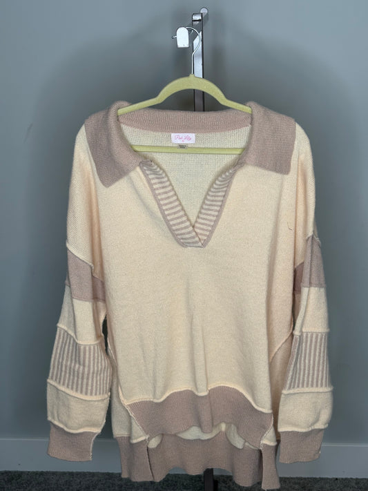 designer dupe ivory pullover