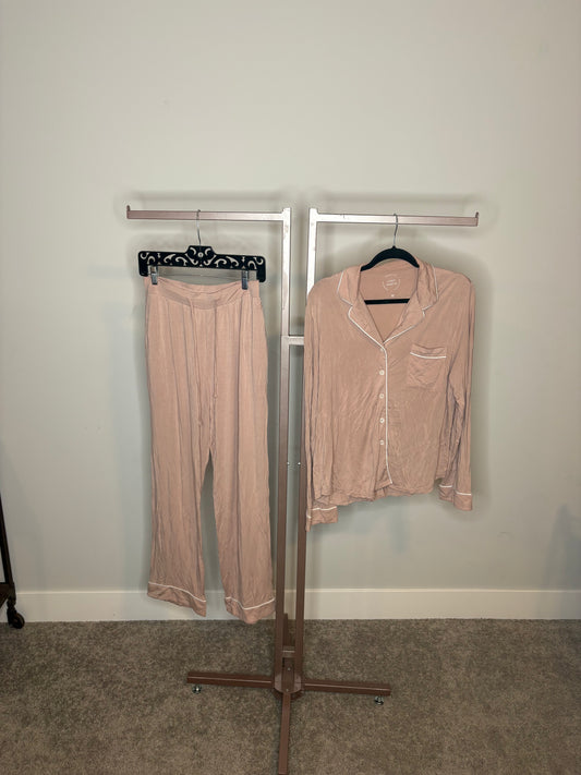 Brown cozy earth Pants and Long sleeves set