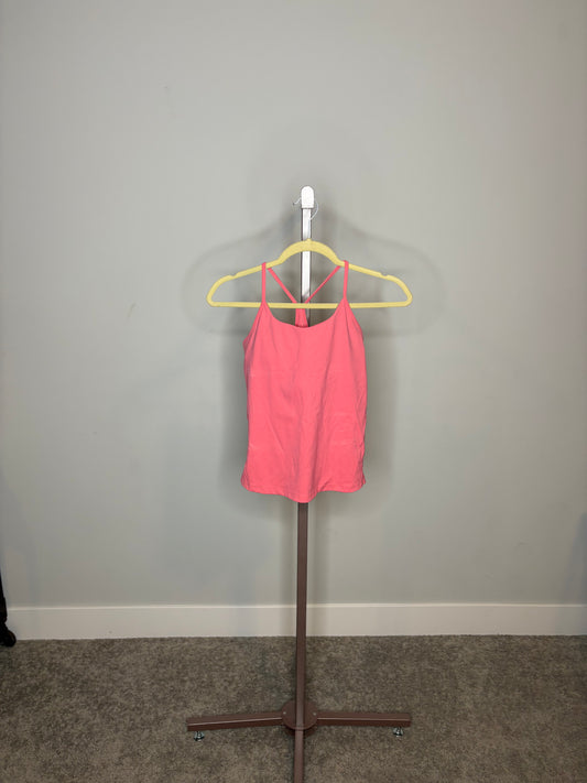 Bright pink sports top