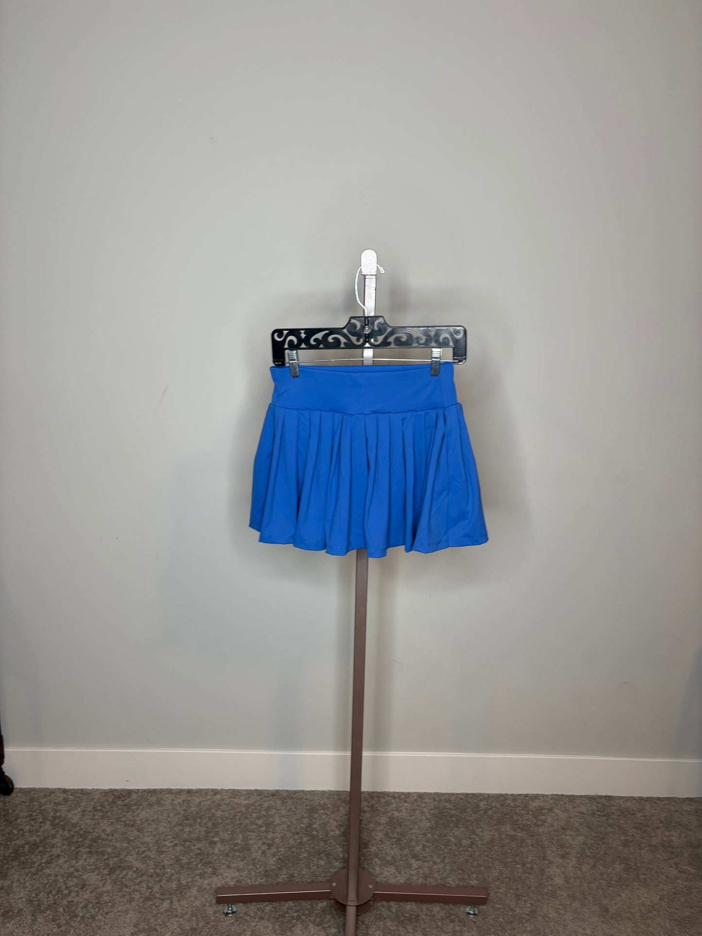 blue sports skort
