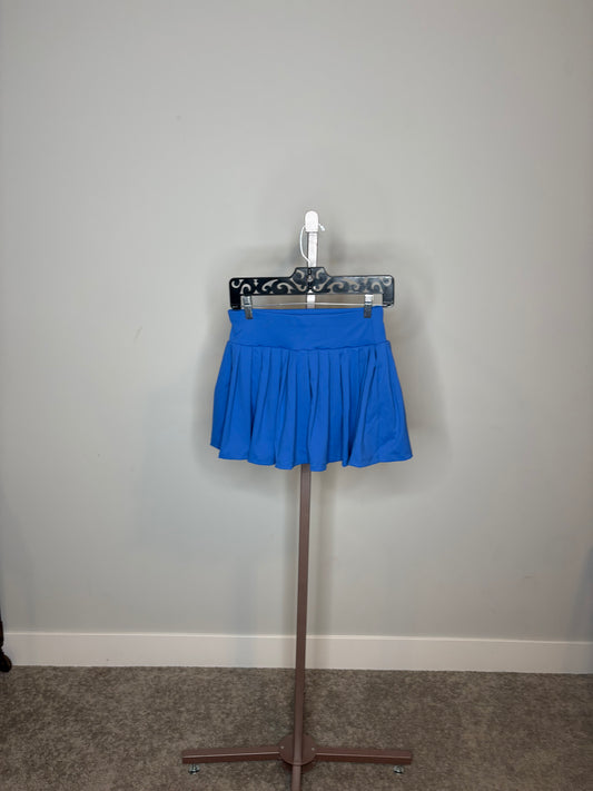 blue sports skort