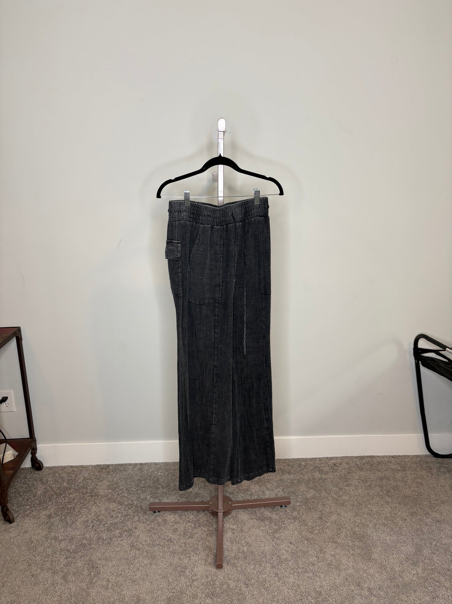 Black Gauze Pants