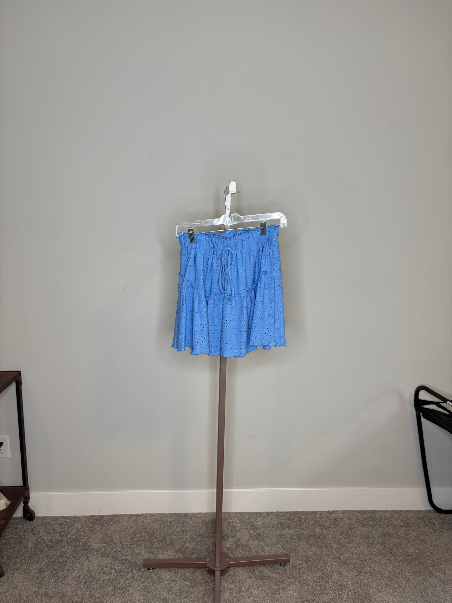 blue eyelet Skort