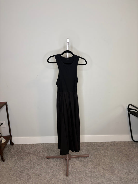 Black maxi dress