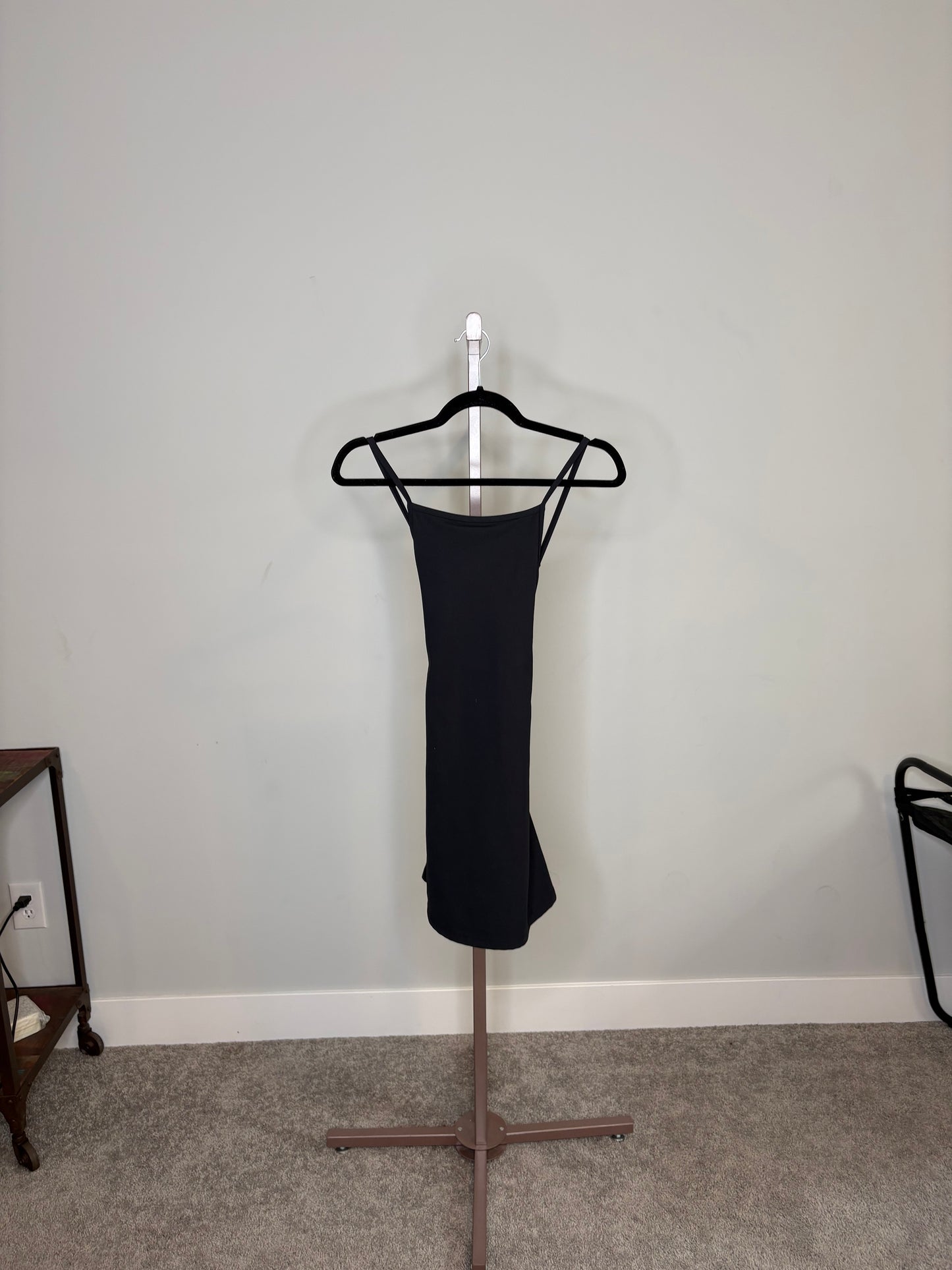 Black short dress