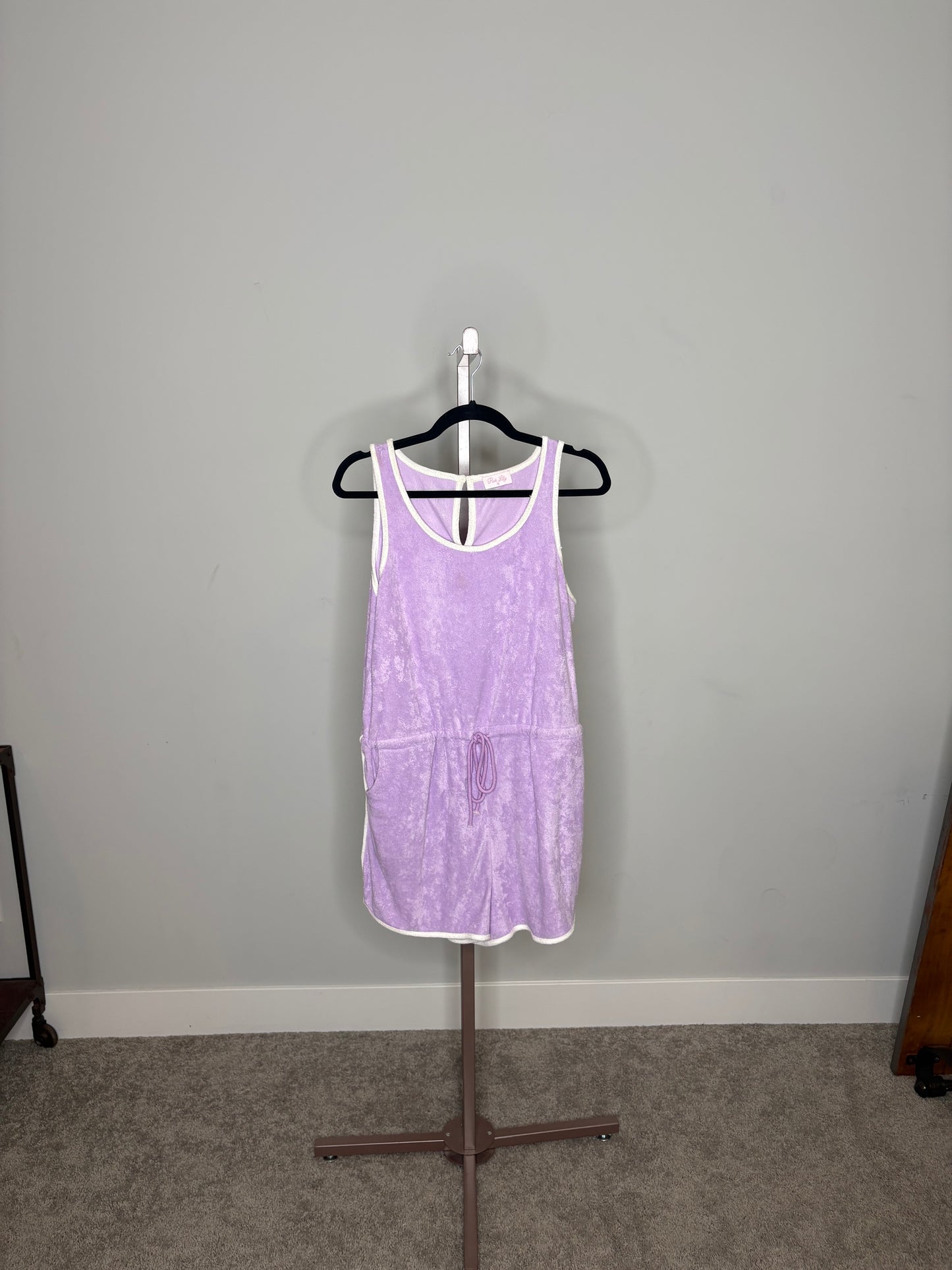 terry cloth romper