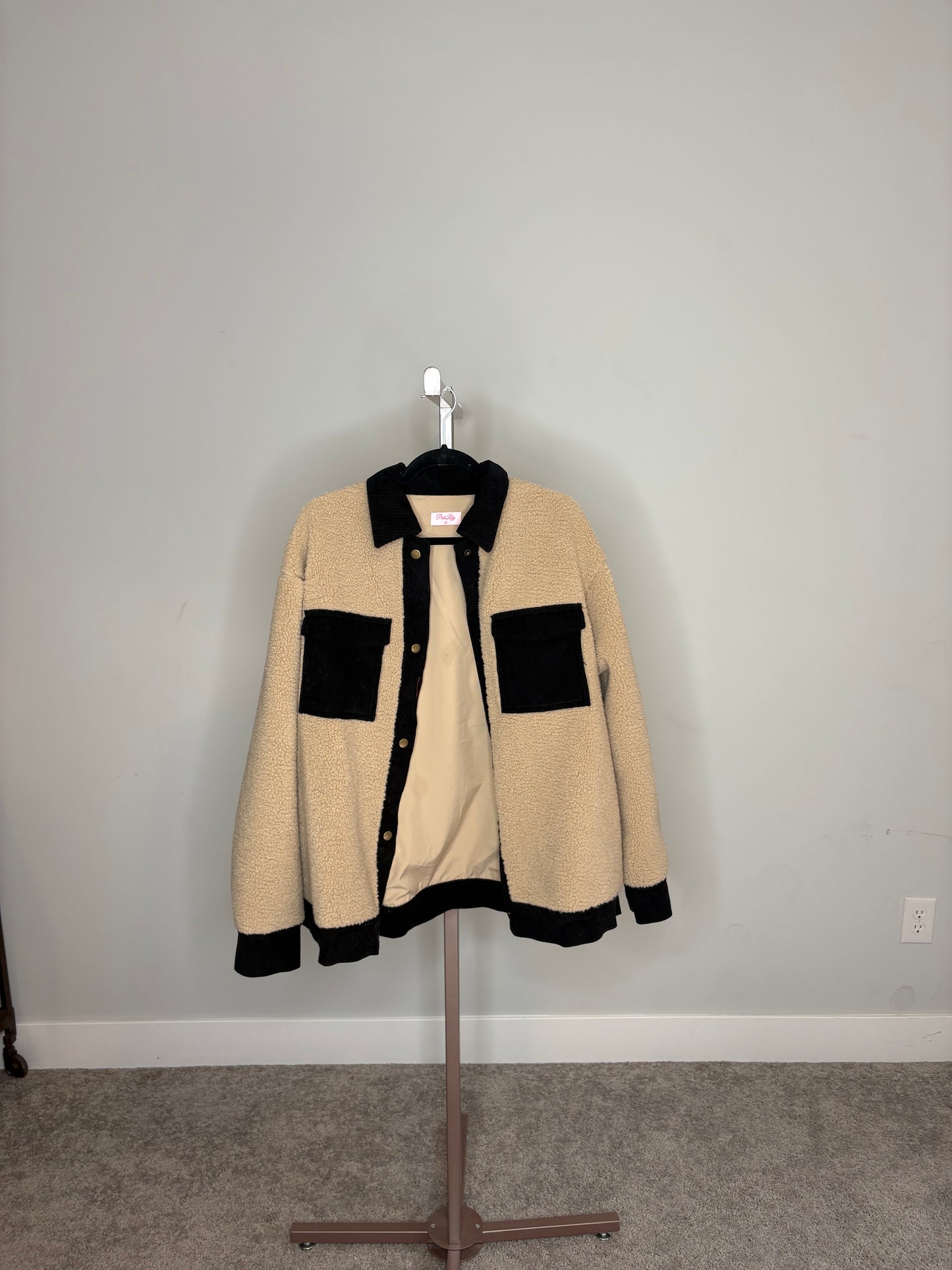 brown sherpa jacket