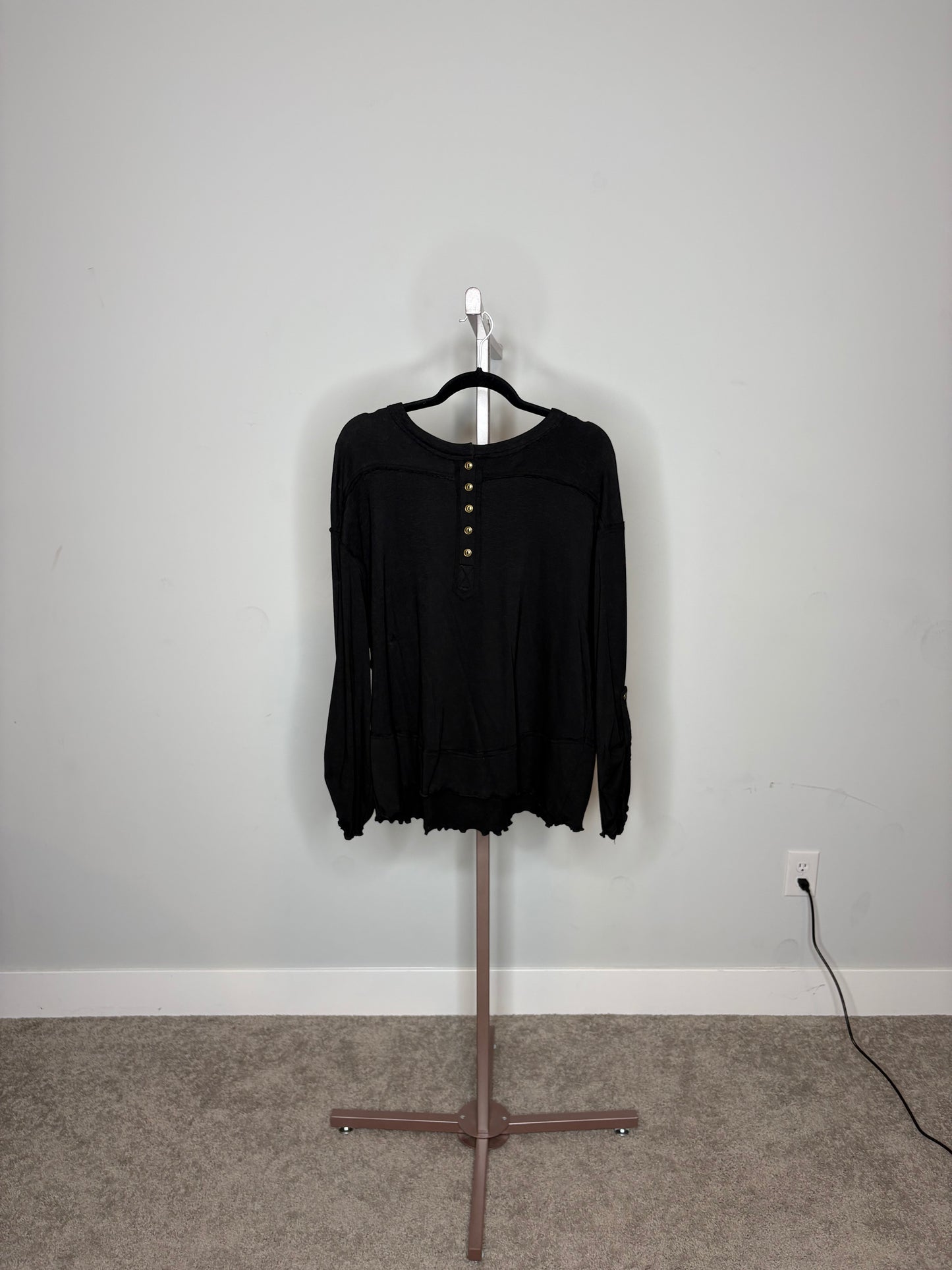 black quarter button up