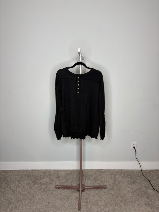 black quarter button up