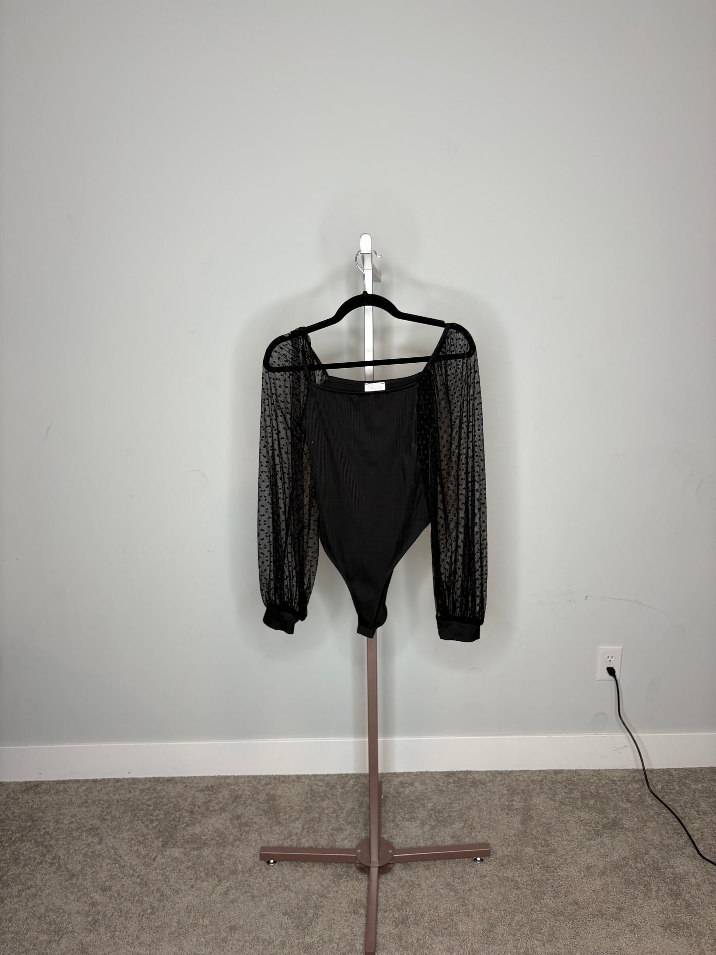 black bodysuit