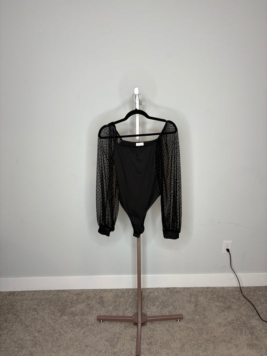 black bodysuit